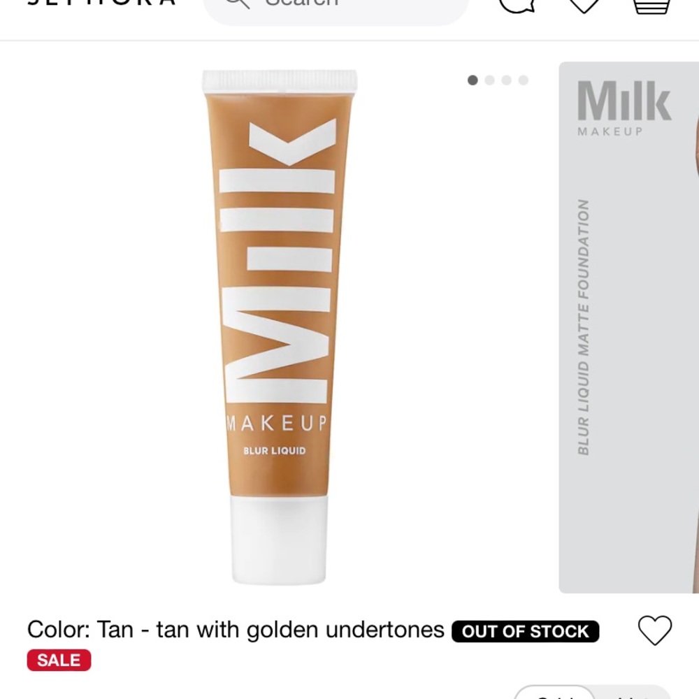 SOLD OUT/Milk Makeup BlurLiquid Foundation